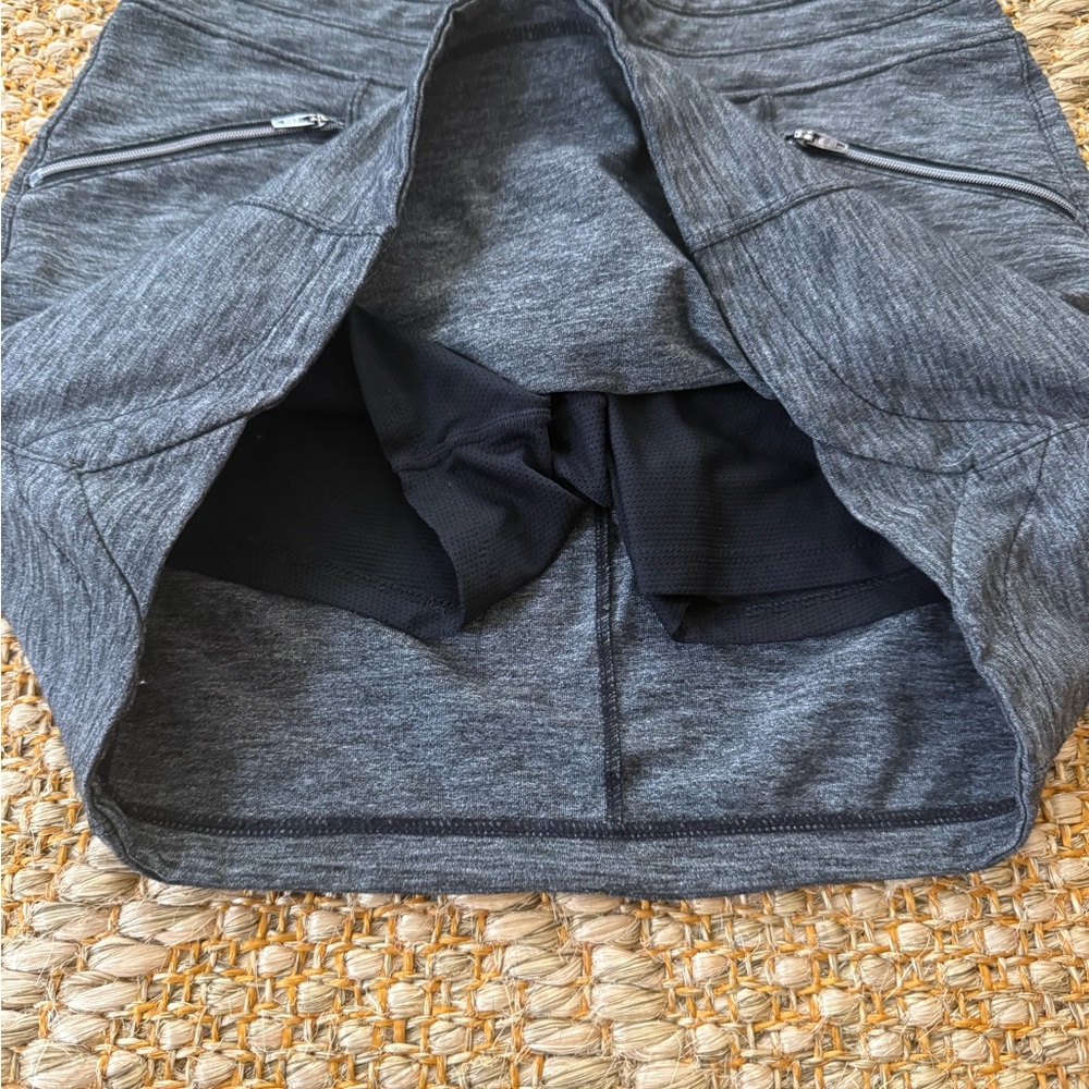 Athleta Everyday Active Drawstring Skort - Heathe… - image 4